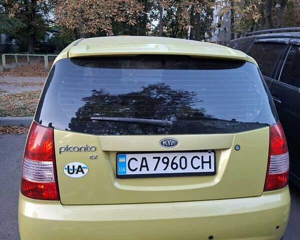 Жовтий Кіа Піканто, об'ємом двигуна 1.09 л та пробігом 134 тис. км за 4700 $, фото 1 на Automoto.ua
