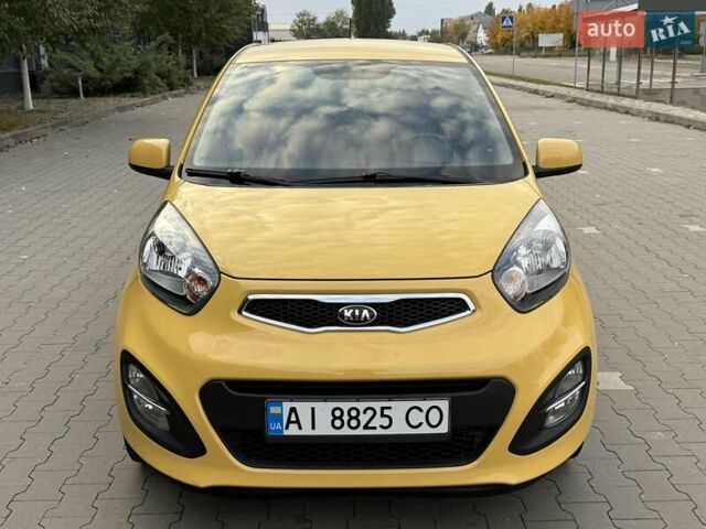 Желтый Киа Пиканто, объемом двигателя 1.25 л и пробегом 75 тыс. км за 9700 $, фото 1 на Automoto.ua