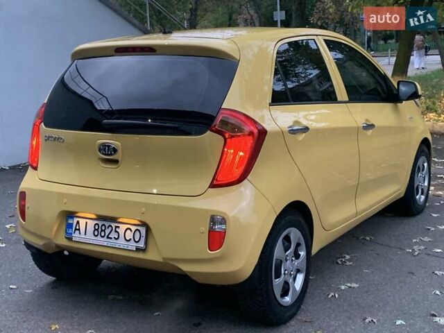 Желтый Киа Пиканто, объемом двигателя 1.25 л и пробегом 75 тыс. км за 9700 $, фото 26 на Automoto.ua
