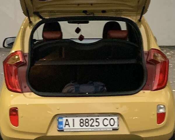 Желтый Киа Пиканто, объемом двигателя 1.25 л и пробегом 75 тыс. км за 9700 $, фото 33 на Automoto.ua