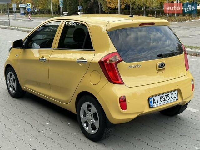 Желтый Киа Пиканто, объемом двигателя 1.25 л и пробегом 75 тыс. км за 9700 $, фото 8 на Automoto.ua