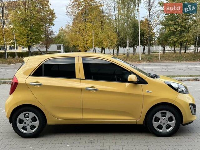 Желтый Киа Пиканто, объемом двигателя 1.25 л и пробегом 75 тыс. км за 9700 $, фото 12 на Automoto.ua