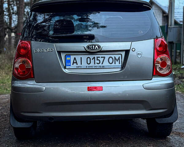 Серый Киа Пиканто, объемом двигателя 1.09 л и пробегом 130 тыс. км за 5999 $, фото 5 на Automoto.ua