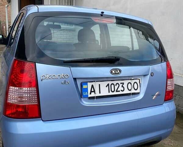 Синий Киа Пиканто, объемом двигателя 1.09 л и пробегом 86 тыс. км за 2700 $, фото 3 на Automoto.ua
