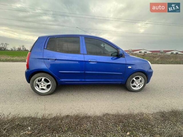 Синий Киа Пиканто, объемом двигателя 1.1 л и пробегом 156 тыс. км за 4800 $, фото 2 на Automoto.ua