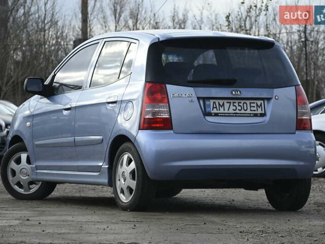 Синий Киа Пиканто, объемом двигателя 1.09 л и пробегом 135 тыс. км за 5200 $, фото 7 на Automoto.ua