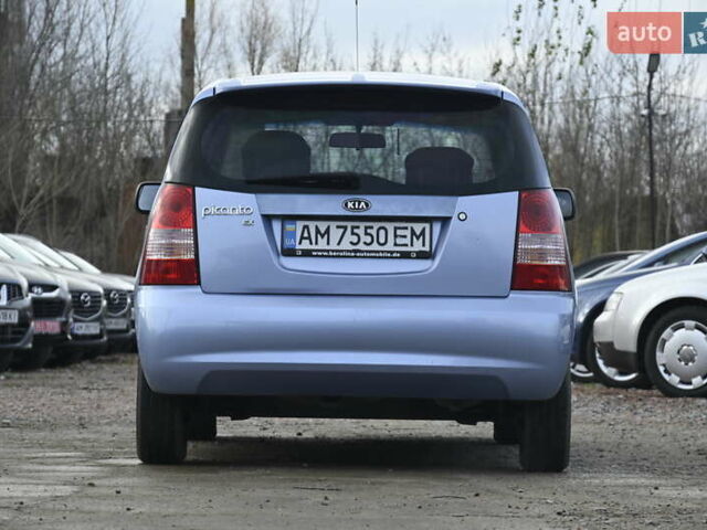 Синий Киа Пиканто, объемом двигателя 1.09 л и пробегом 135 тыс. км за 5200 $, фото 9 на Automoto.ua