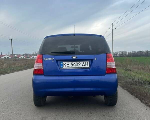 Синий Киа Пиканто, объемом двигателя 1.1 л и пробегом 156 тыс. км за 4800 $, фото 3 на Automoto.ua