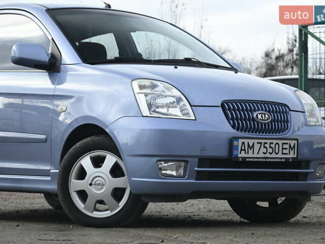 Синий Киа Пиканто, объемом двигателя 1.09 л и пробегом 135 тыс. км за 5200 $, фото 2 на Automoto.ua
