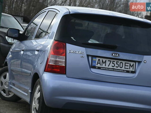 Синий Киа Пиканто, объемом двигателя 1.09 л и пробегом 135 тыс. км за 5200 $, фото 8 на Automoto.ua