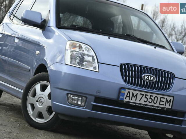 Синий Киа Пиканто, объемом двигателя 1.09 л и пробегом 135 тыс. км за 5200 $, фото 3 на Automoto.ua