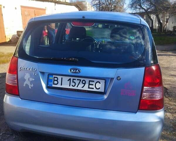 Синий Киа Пиканто, объемом двигателя 1.1 л и пробегом 148 тыс. км за 4100 $, фото 1 на Automoto.ua