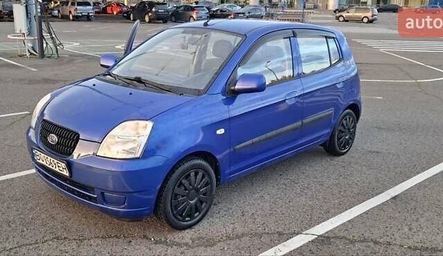 Синий Киа Пиканто, объемом двигателя 1 л и пробегом 104 тыс. км за 3750 $, фото 1 на Automoto.ua