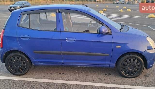 Синий Киа Пиканто, объемом двигателя 1 л и пробегом 104 тыс. км за 3750 $, фото 5 на Automoto.ua