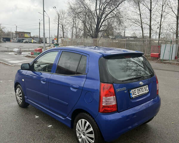 Синий Киа Пиканто, объемом двигателя 1.09 л и пробегом 120 тыс. км за 4300 $, фото 1 на Automoto.ua