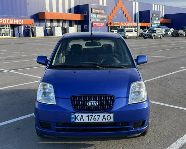 Синий Киа Пиканто, объемом двигателя 1.09 л и пробегом 190 тыс. км за 4800 $, фото 1 на Automoto.ua