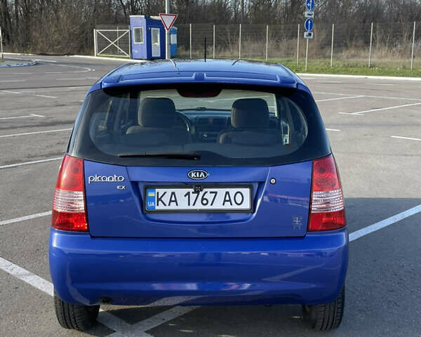 Синий Киа Пиканто, объемом двигателя 1.09 л и пробегом 190 тыс. км за 4800 $, фото 4 на Automoto.ua