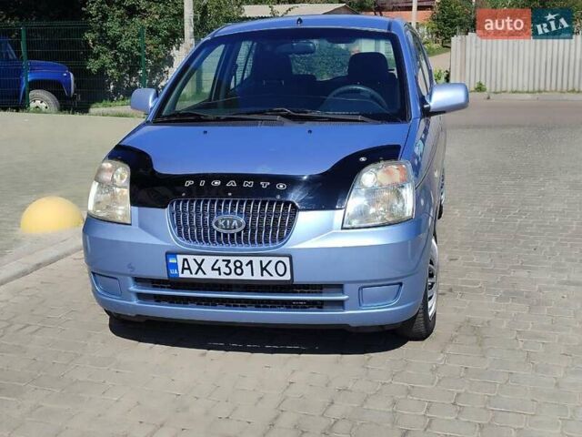 Синий Киа Пиканто, объемом двигателя 1.1 л и пробегом 176 тыс. км за 4700 $, фото 1 на Automoto.ua