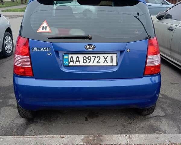 Синий Киа Пиканто, объемом двигателя 1.1 л и пробегом 166 тыс. км за 4600 $, фото 5 на Automoto.ua