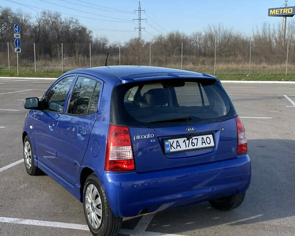 Синий Киа Пиканто, объемом двигателя 1.09 л и пробегом 190 тыс. км за 4800 $, фото 5 на Automoto.ua