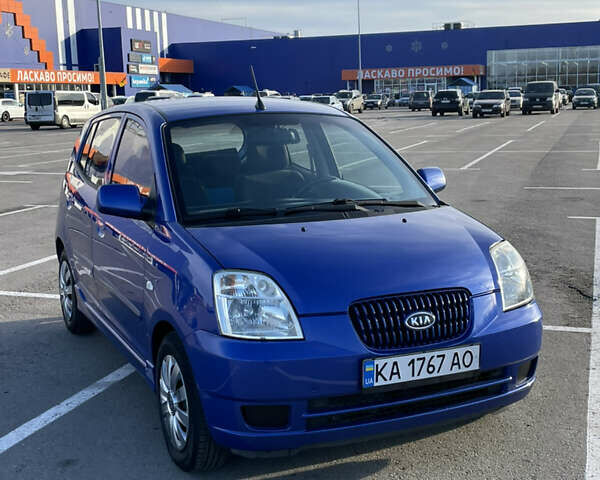 Синий Киа Пиканто, объемом двигателя 1.09 л и пробегом 190 тыс. км за 4800 $, фото 2 на Automoto.ua