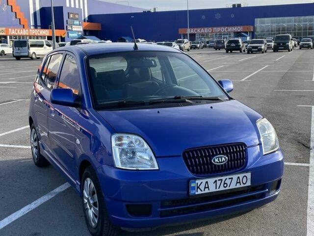 Синий Киа Пиканто, объемом двигателя 1.1 л и пробегом 190 тыс. км за 4800 $, фото 2 на Automoto.ua
