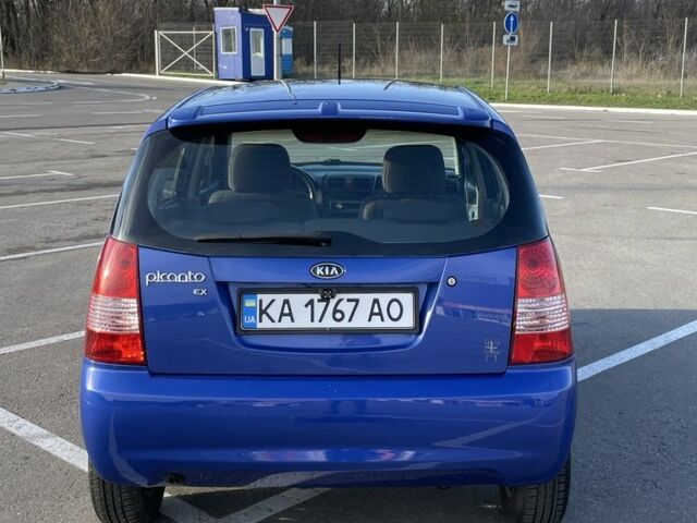 Синий Киа Пиканто, объемом двигателя 1.1 л и пробегом 190 тыс. км за 4800 $, фото 4 на Automoto.ua