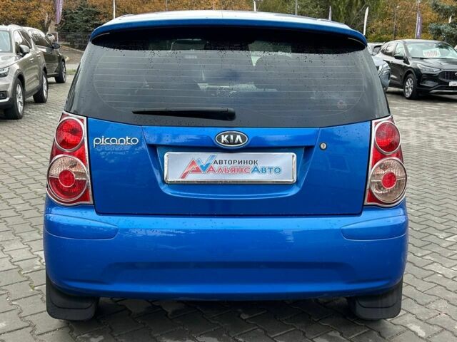Киа Пиканто 2008 в Кривом Роге на Automoto.ua Синий Киа Пиканто, объемом двигателя 1.1 л и пробегом 110 тыс. км за 5400 $, фото 5 на Automoto.ua