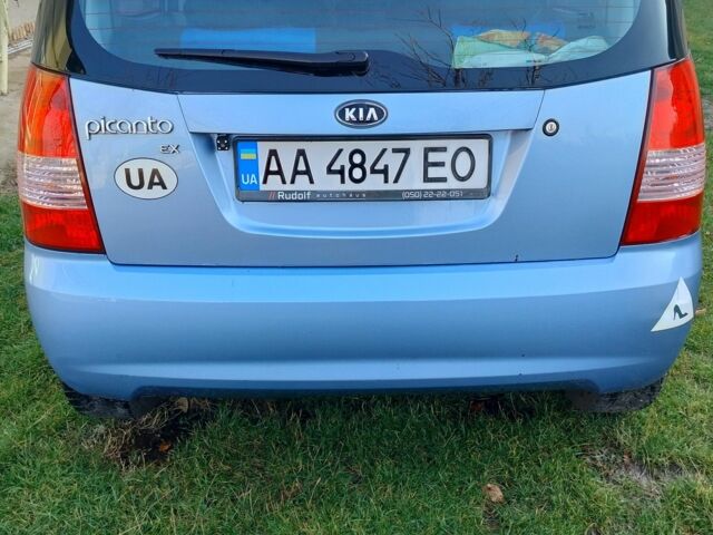 Синій Кіа Піканто, об'ємом двигуна 1.1 л та пробігом 190 тис. км за 5500 $, фото 2 на Automoto.ua