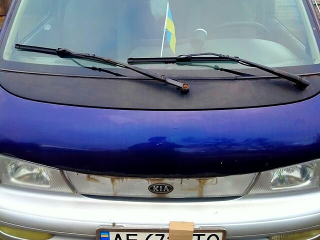 Синий Киа Преджио, объемом двигателя 3 л и пробегом 230 тыс. км за 2800 $, фото 2 на Automoto.ua
