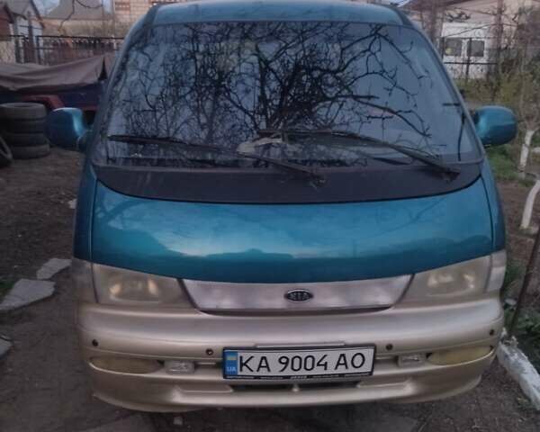 Зеленый Киа Преджио, объемом двигателя 2.96 л и пробегом 400 тыс. км за 2200 $, фото 1 на Automoto.ua