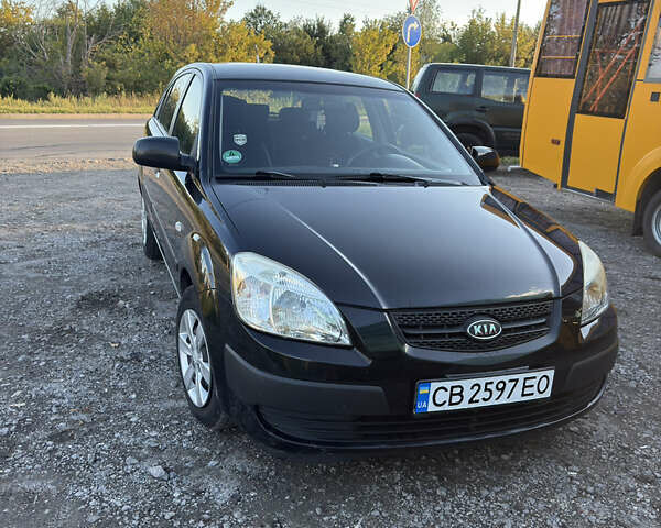 Черный Киа Рио, объемом двигателя 1.4 л и пробегом 156 тыс. км за 5300 $, фото 12 на Automoto.ua