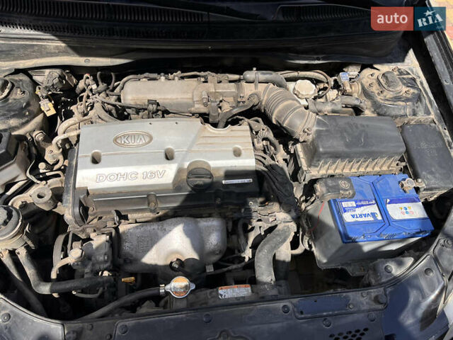 Черный Киа Рио, объемом двигателя 1.4 л и пробегом 174 тыс. км за 4200 $, фото 34 на Automoto.ua
