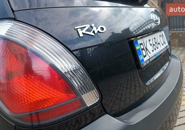 Чорний Кіа Ріо, об'ємом двигуна 1.4 л та пробігом 181 тис. км за 3850 $, фото 21 на Automoto.ua