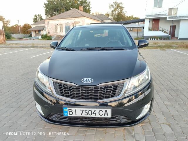 Черный Киа Рио, объемом двигателя 1.4 л и пробегом 41 тыс. км за 8200 $, фото 2 на Automoto.ua