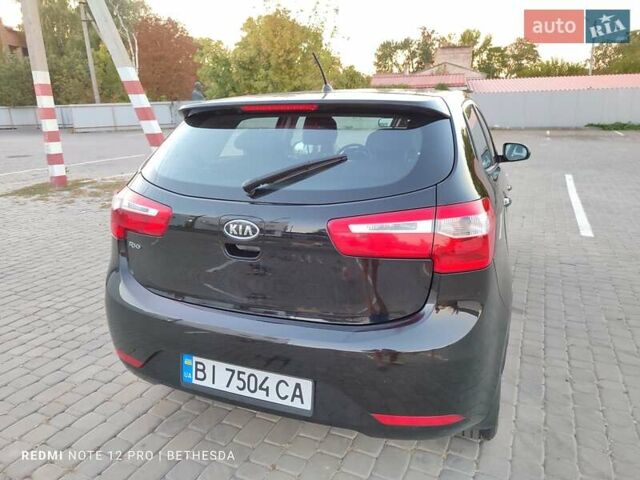 Киа Рио 2012 в Козельщине на Automoto.ua Черный Киа Рио, объемом двигателя 1.4 л и пробегом 41 тыс. км за 8200 $, фото 13 на Automoto.ua