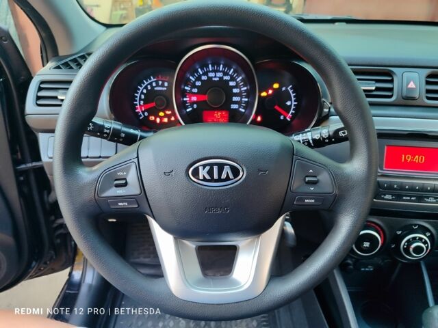 Черный Киа Рио, объемом двигателя 1.4 л и пробегом 41 тыс. км за 8200 $, фото 19 на Automoto.ua
