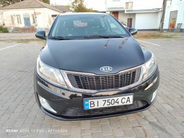 Черный Киа Рио, объемом двигателя 1.4 л и пробегом 41 тыс. км за 8200 $, фото 1 на Automoto.ua