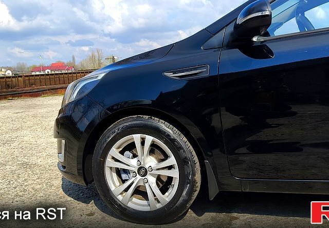 Черный Киа Рио, объемом двигателя 1.6 л и пробегом 62 тыс. км за 9350 $, фото 5 на Automoto.ua