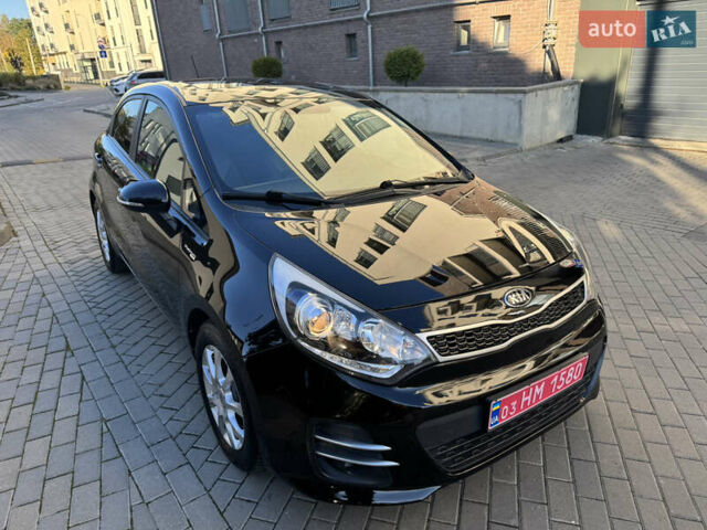Черный Киа Рио, объемом двигателя 1.4 л и пробегом 159 тыс. км за 11500 $, фото 2 на Automoto.ua