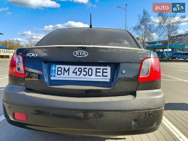 Черный Киа Рио, объемом двигателя 1.4 л и пробегом 187 тыс. км за 4200 $, фото 10 на Automoto.ua