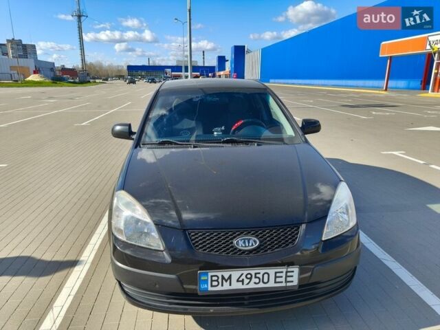 Черный Киа Рио, объемом двигателя 1.4 л и пробегом 187 тыс. км за 4300 $, фото 1 на Automoto.ua