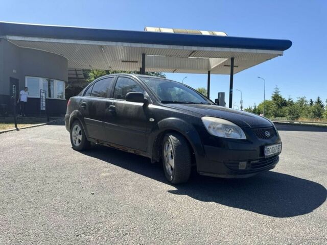 Черный Киа Рио, объемом двигателя 1.4 л и пробегом 200 тыс. км за 3400 $, фото 6 на Automoto.ua