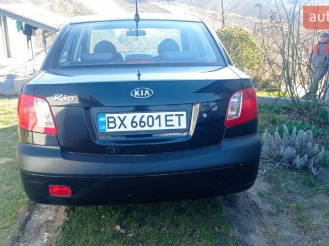 Черный Киа Рио, объемом двигателя 1.4 л и пробегом 350 тыс. км за 3100 $, фото 8 на Automoto.ua