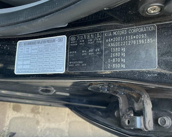 Черный Киа Рио, объемом двигателя 1.4 л и пробегом 70 тыс. км за 5000 $, фото 14 на Automoto.ua