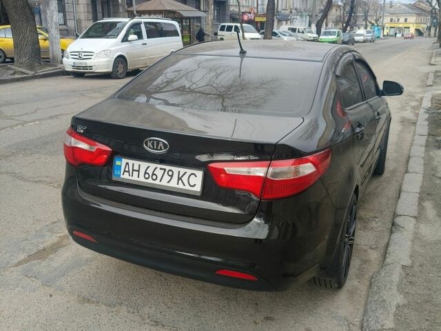 Черный Киа Рио, объемом двигателя 1.3 л и пробегом 120 тыс. км за 6850 $, фото 1 на Automoto.ua