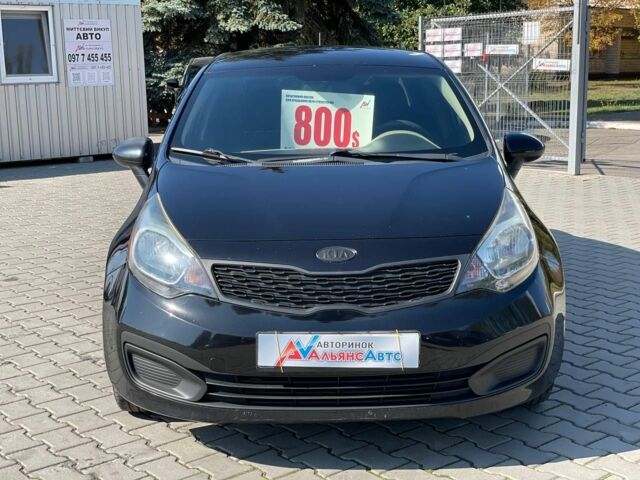 Черный Киа Рио, объемом двигателя 1.6 л и пробегом 220 тыс. км за 5500 $, фото 1 на Automoto.ua