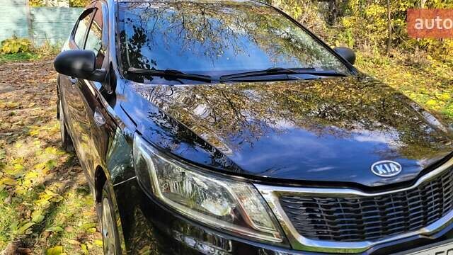 Черный Киа Рио, объемом двигателя 1.4 л и пробегом 120 тыс. км за 7200 $, фото 4 на Automoto.ua