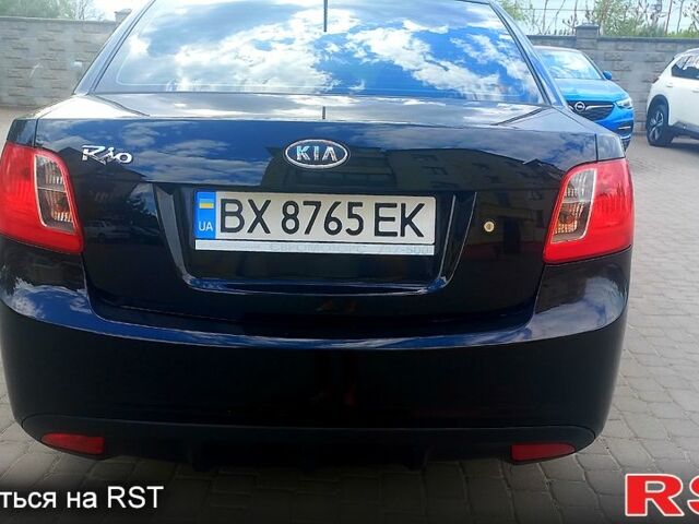 Черный Киа Рио, объемом двигателя 1.4 л и пробегом 49 тыс. км за 4800 $, фото 12 на Automoto.ua