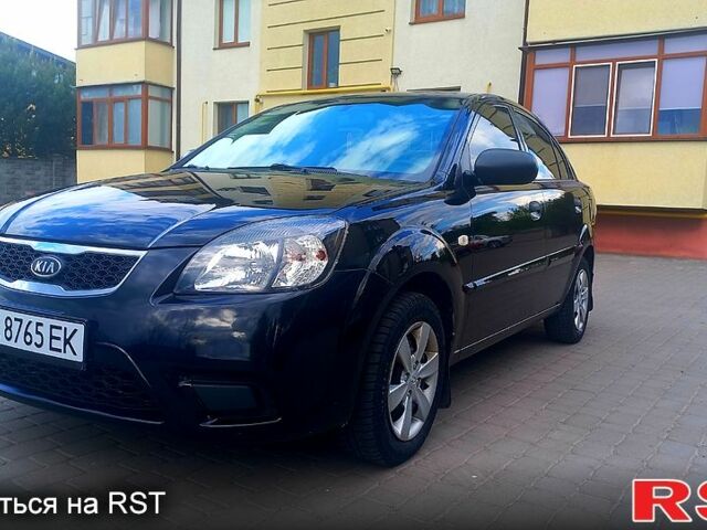 Черный Киа Рио, объемом двигателя 1.4 л и пробегом 49 тыс. км за 4800 $, фото 1 на Automoto.ua
